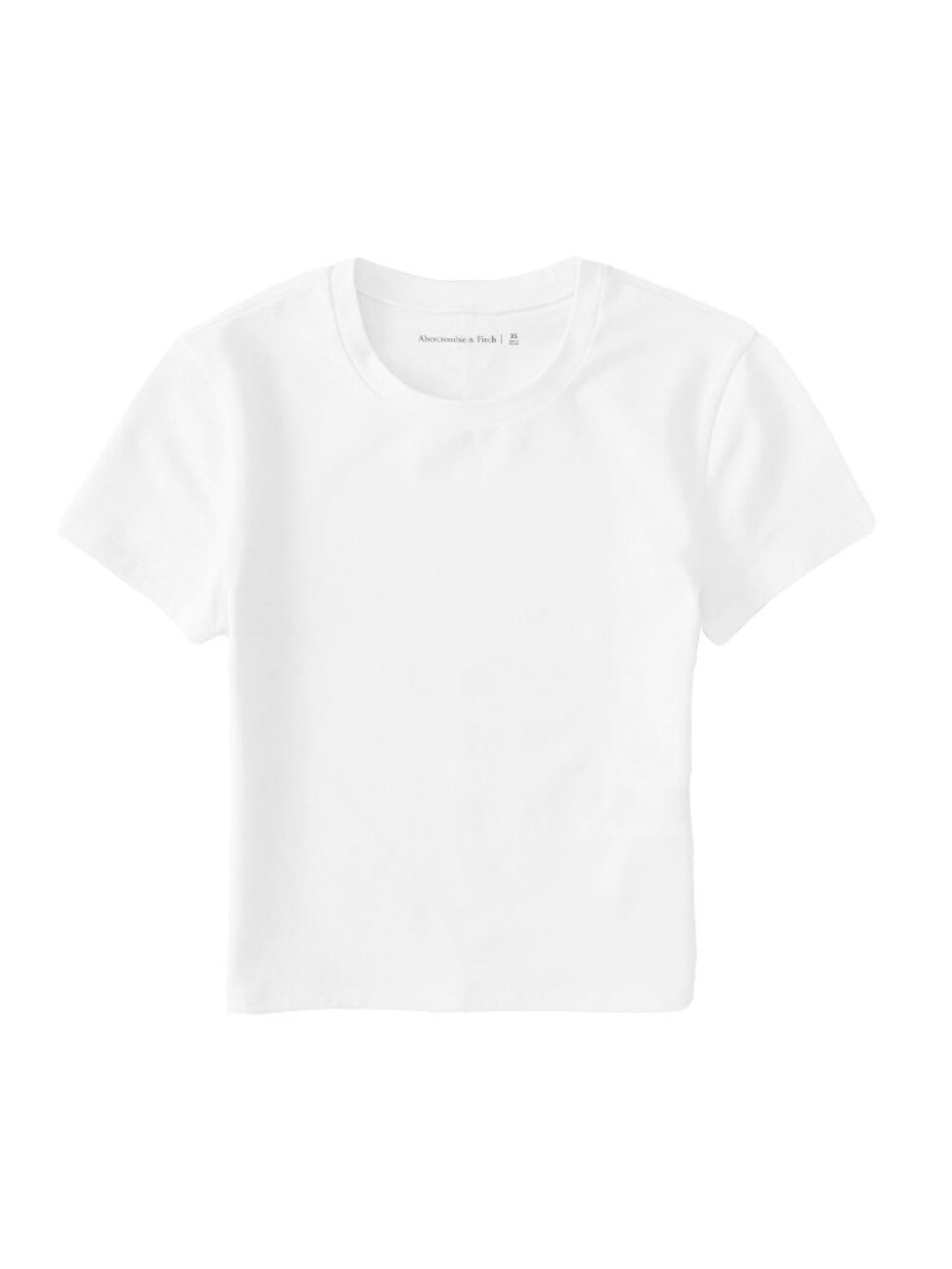 Abercrombie & Fitch White Essential Baby Tee Size Small